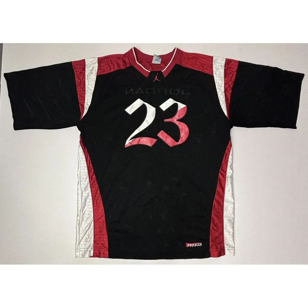 VTG‎ Nike Air JUMPMAN MENS JORDAN 23 Jersey LARGE Football Net Rugby RARE EUC